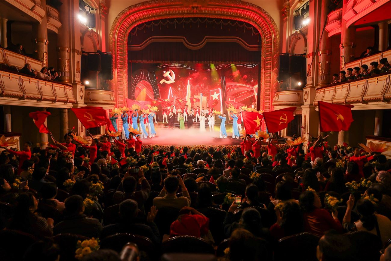  CHƯƠNG TRÌNH CHÍNH LUẬN NGHỆ THUẬT ĐẶC BIỆT KỶ NIỆM 95 NĂM NGÀY THÀNH LẬP ĐẢNG CỘNG SẢN VIỆT NAM - “MÃI MÃI NIỀM TIN THEO ĐẢNG